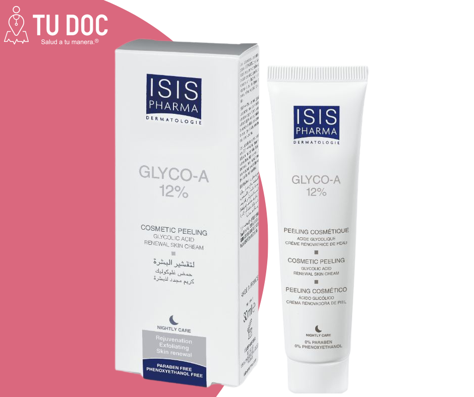 Exfoliante Facial ISIS PHARMA 12% en Crema 30 ml