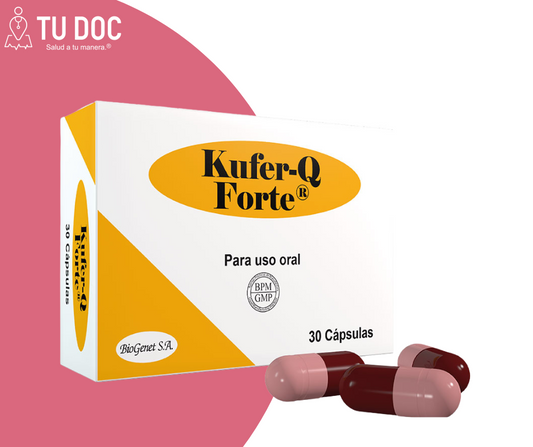 KUFER-Q Forte 140 mg x 10 mg Cápsulas x 30