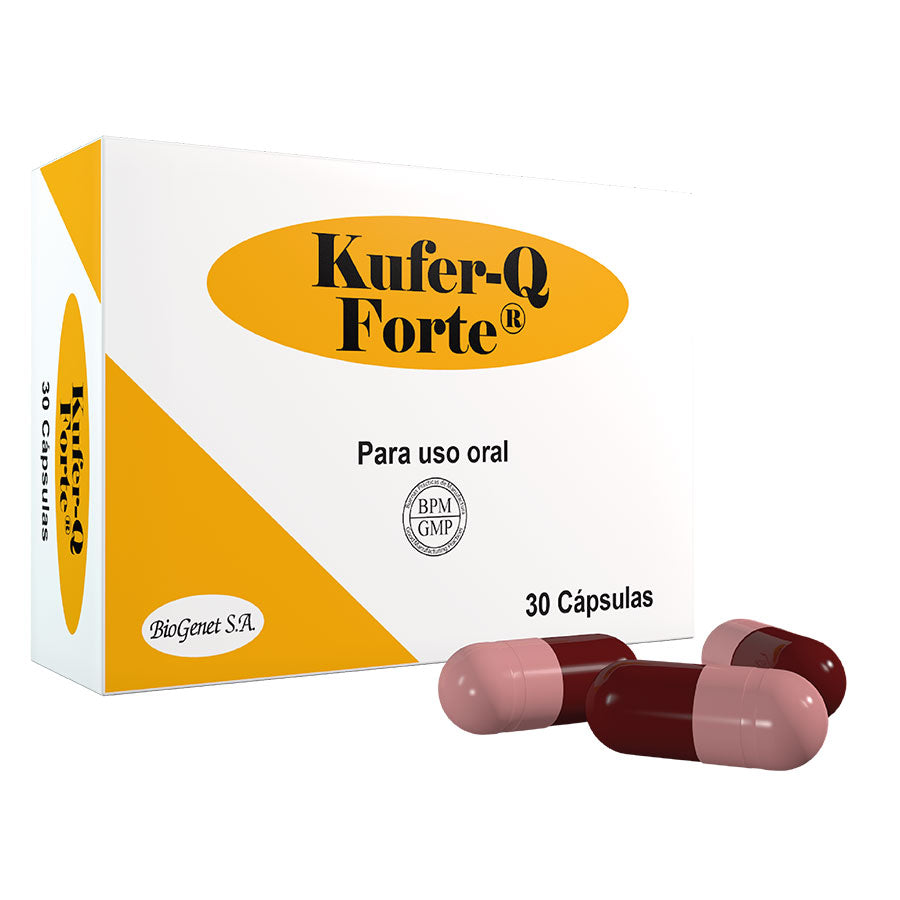 KUFER-Q Forte 140 mg x 10 mg Cápsulas x 30