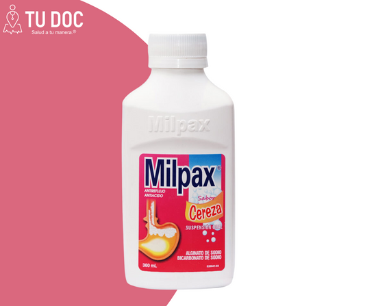 MILPAX Cereza 125 mg x 133 mg Suspensión 360 ml