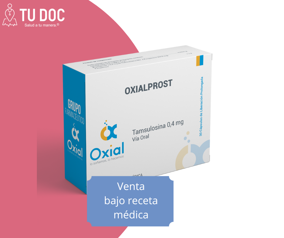 Oxialprost capsulas 0,4mg caja x 30