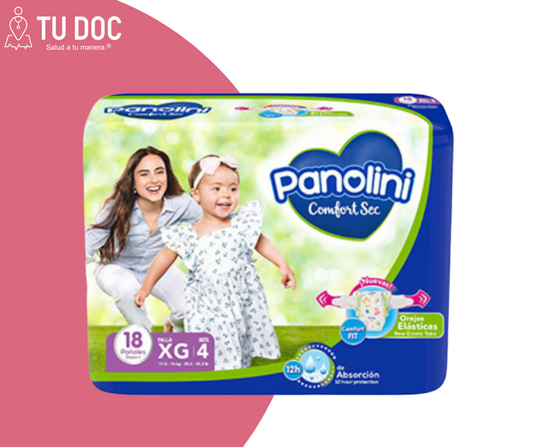 Panolini Pañal Infantil Comfort Sec Xg 18 Unidades