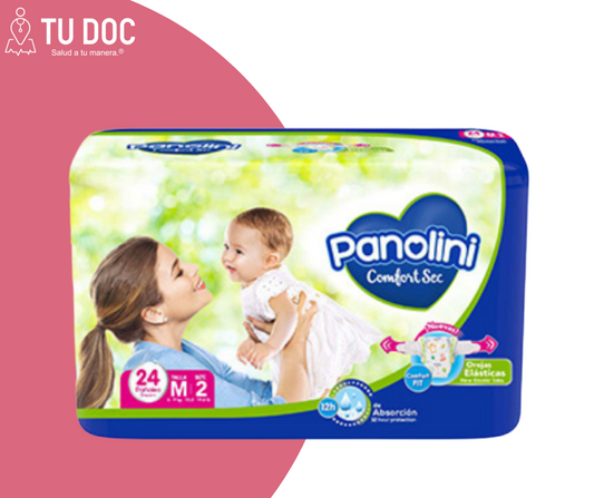 Panolini Pañal Infantil Comfort Sec M 24 Unidades