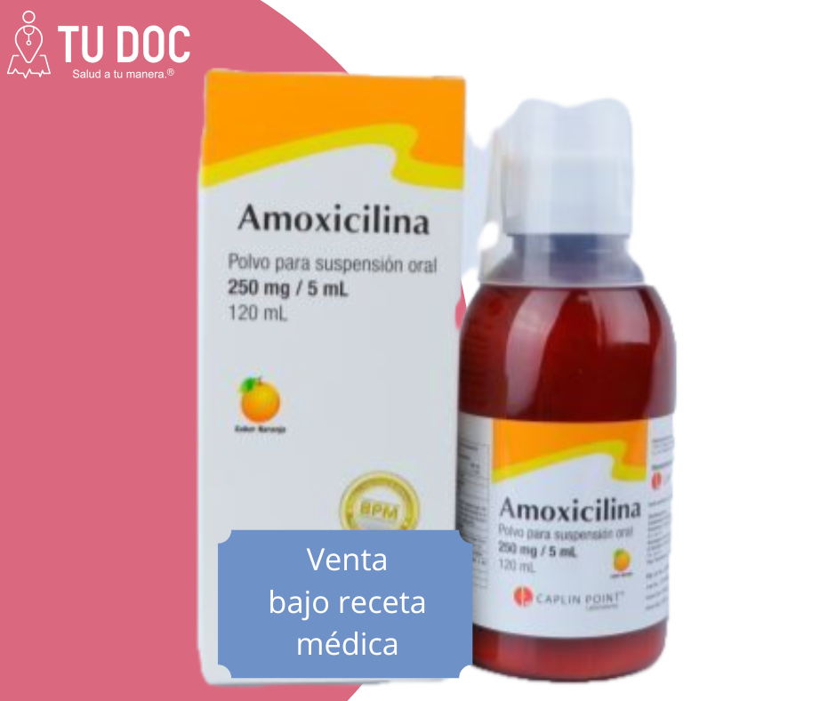 Amoxicilina 250mg/5ml Suspension frasco x 60ml