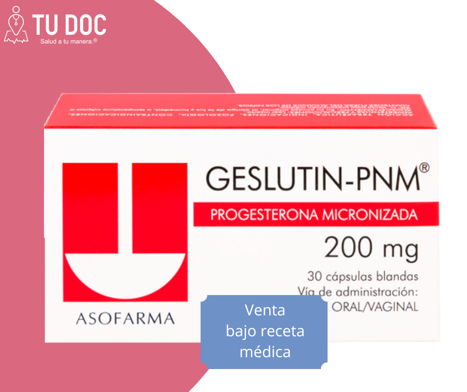 Geslutin Capsulas. 200 Mg. Caja x 20