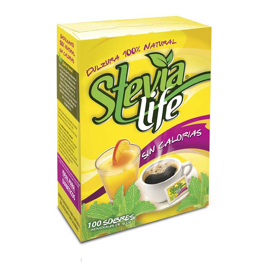 Endulzante STEVIA SWEET Life en Polvo 100 sobres