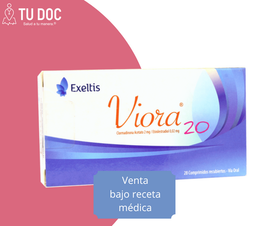 Viora 20 Comprimidos Recubiertos 2/0.02 mg Caja x 28