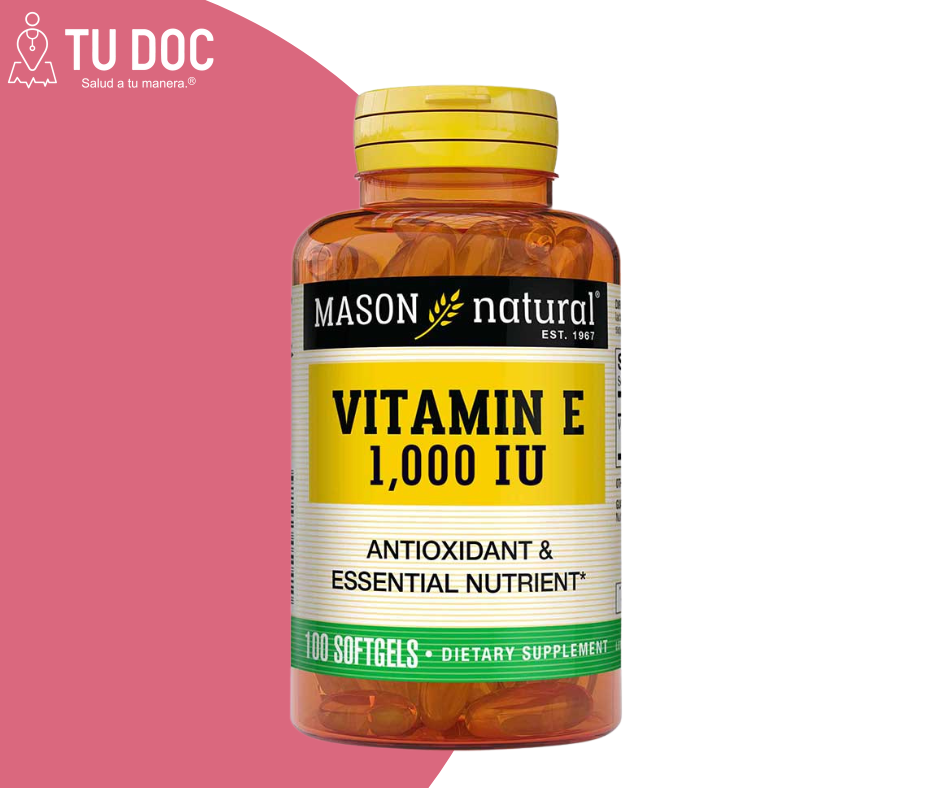 Vitamina E MASON 1000 mg Tableta x 100