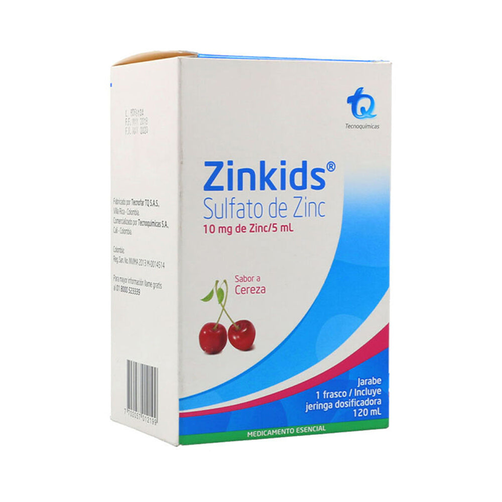 Zinkids 10 Mg 120 Ml Jarabe