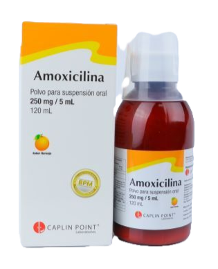 Amoxicilina 250mg/5ml Suspension frasco x 60ml