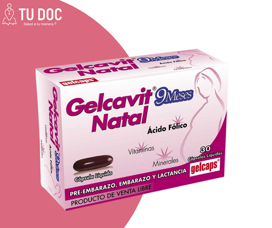 GELCAVIT Natal 400 mcg Cápsulas Blandas x 30