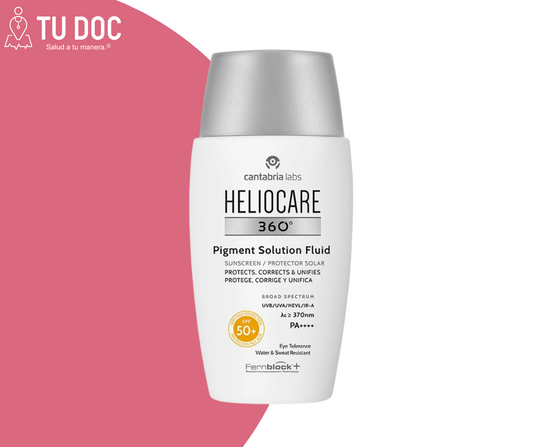 Protector Solar Heliocare 360 Pigment Solution Fluid Fps 50 Unidad