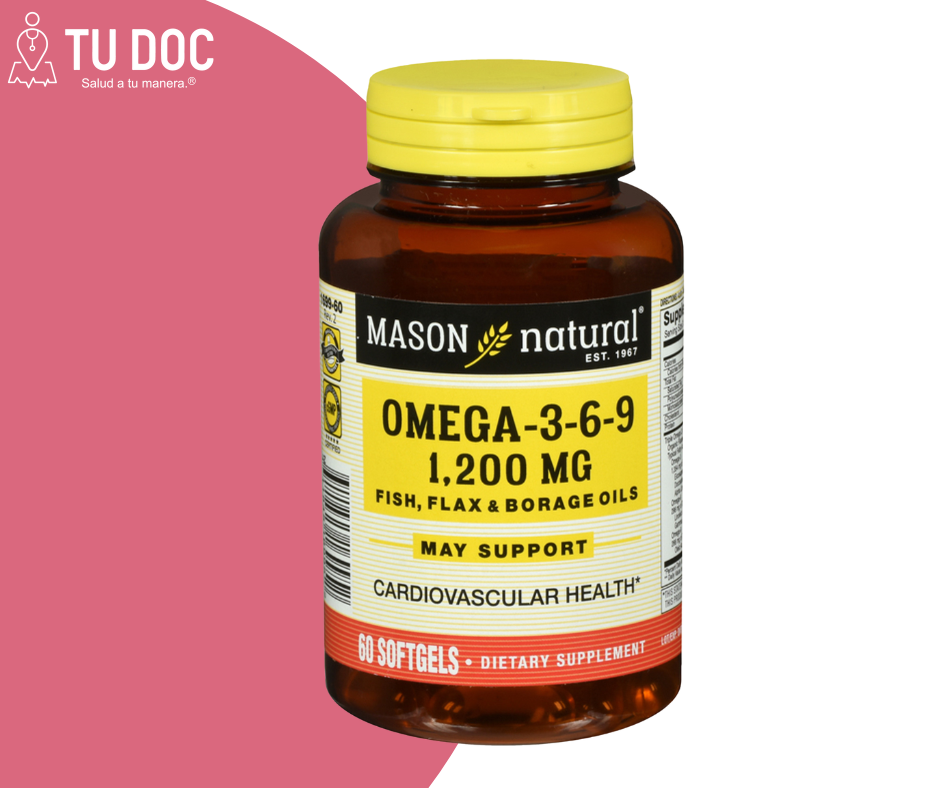 Omega 3 6 9 1200 Mg Frasco x 60 capsulas