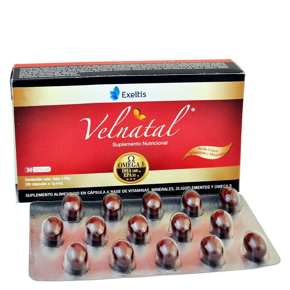 Velnatal Capsulas Suplemento Nutricional